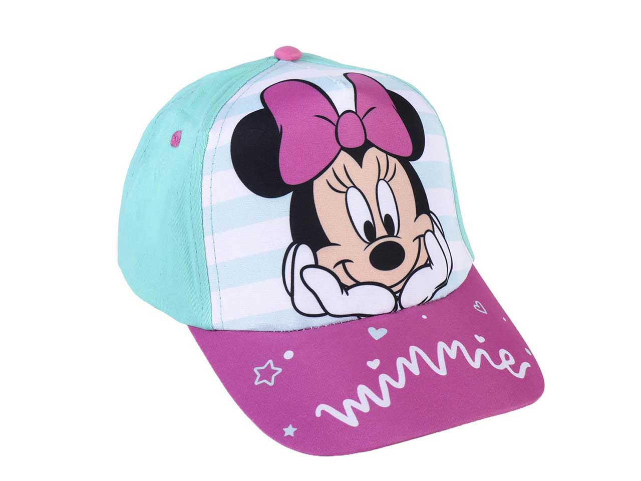 Minnie cappello con visiera e occhiali da sole