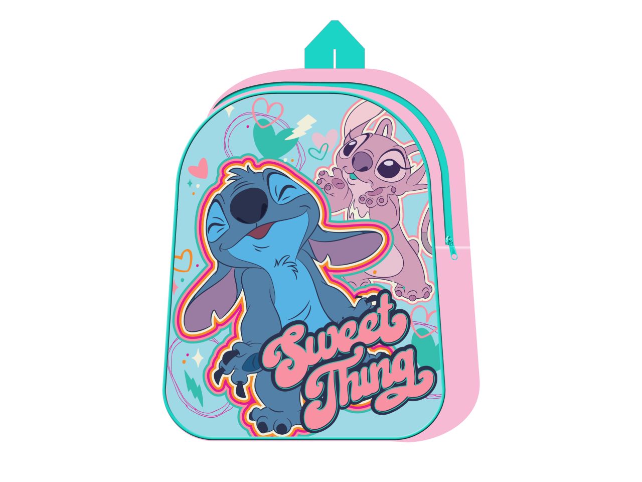 Zaino asilo stitch girl premium