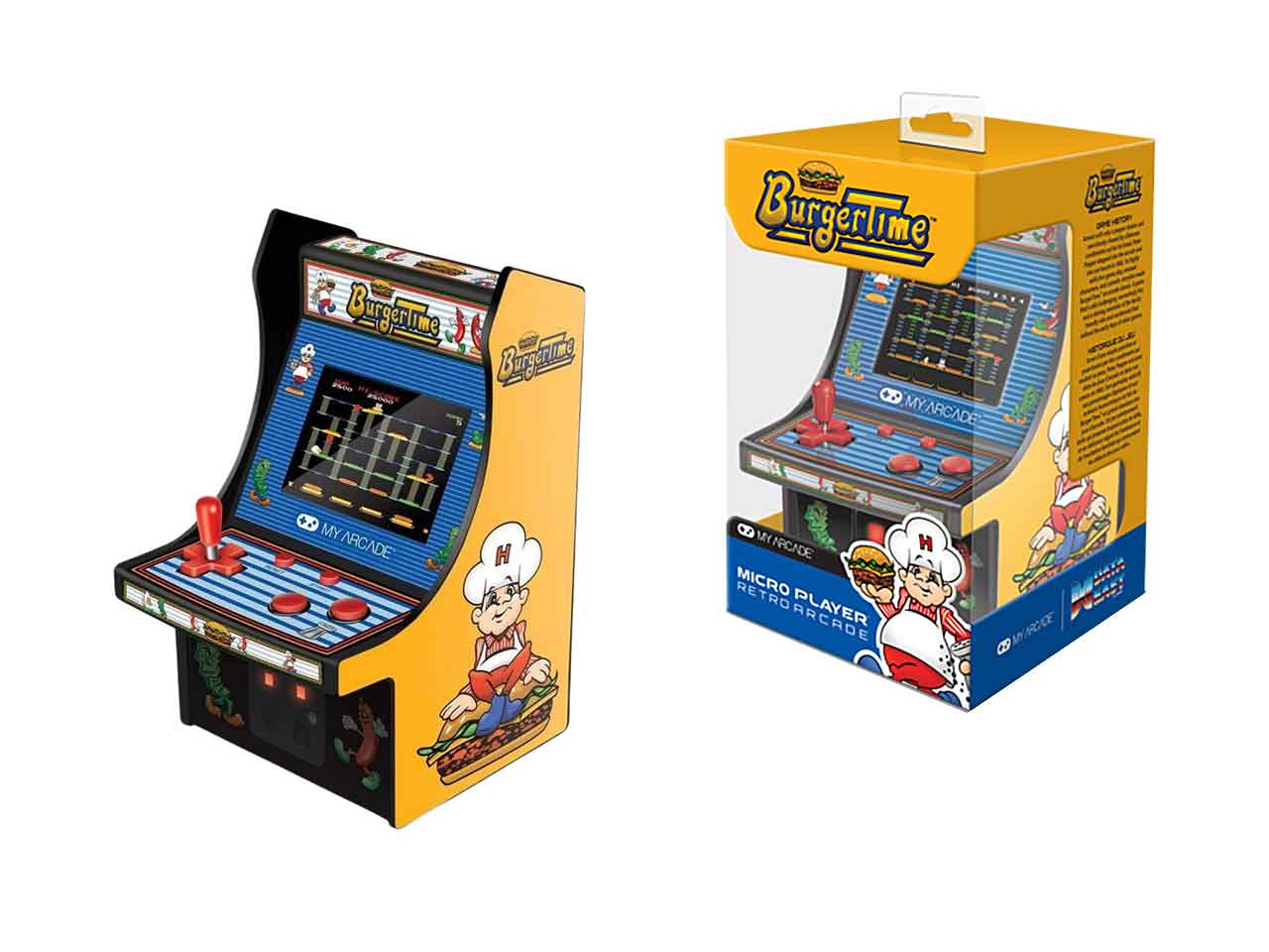 my arcade:burger time micro player dgunl-3203