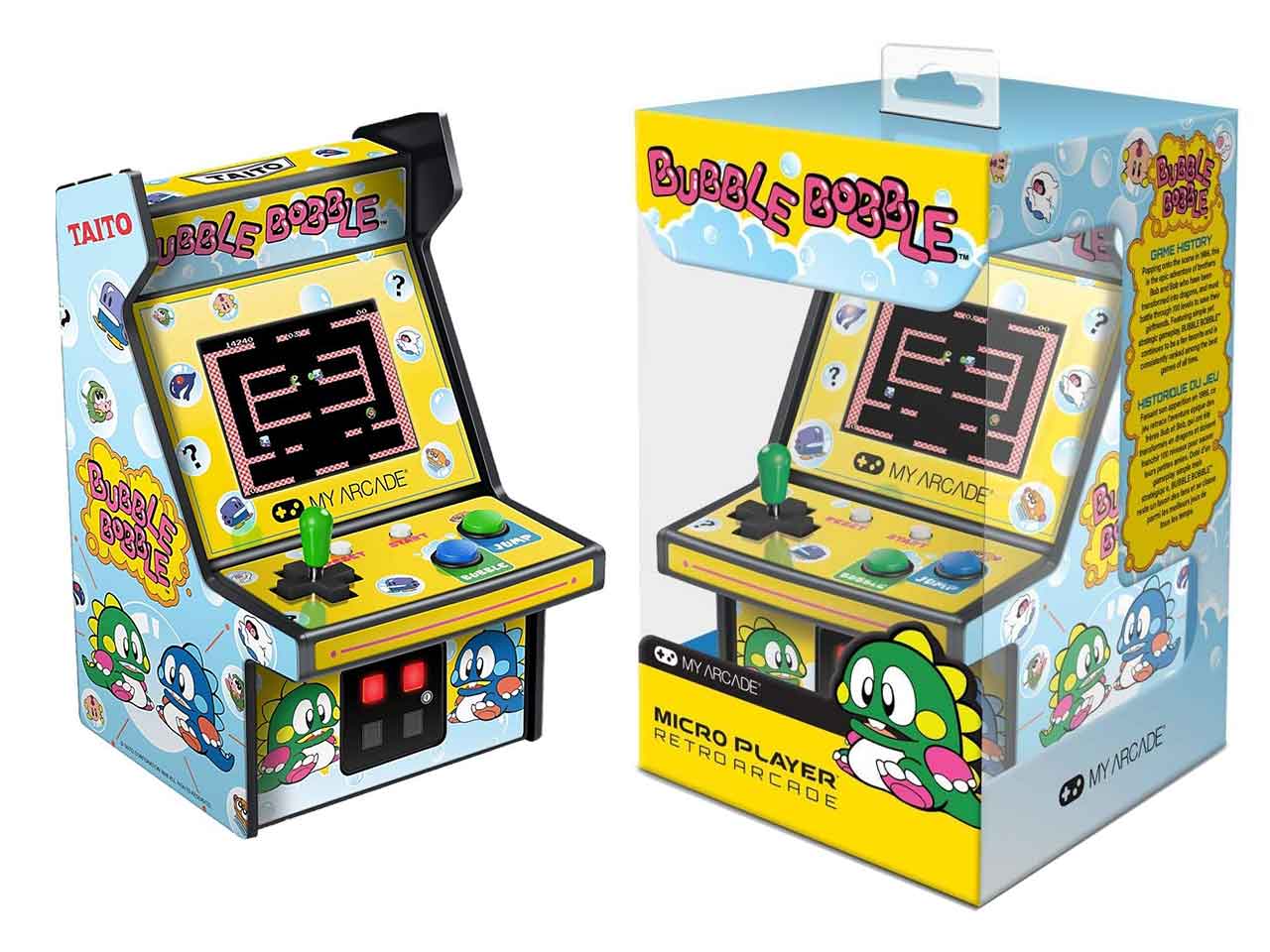 my arcade:bubble bobble micro player dgunl-3241