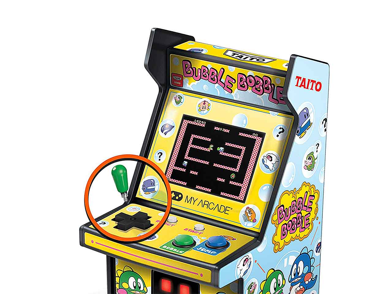 my arcade:bubble bobble micro player dgunl-3241
