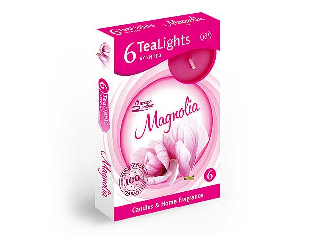 T-light 6pz magnolia