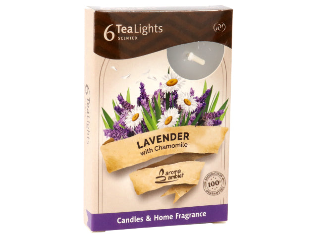 T-light 6pz lavender