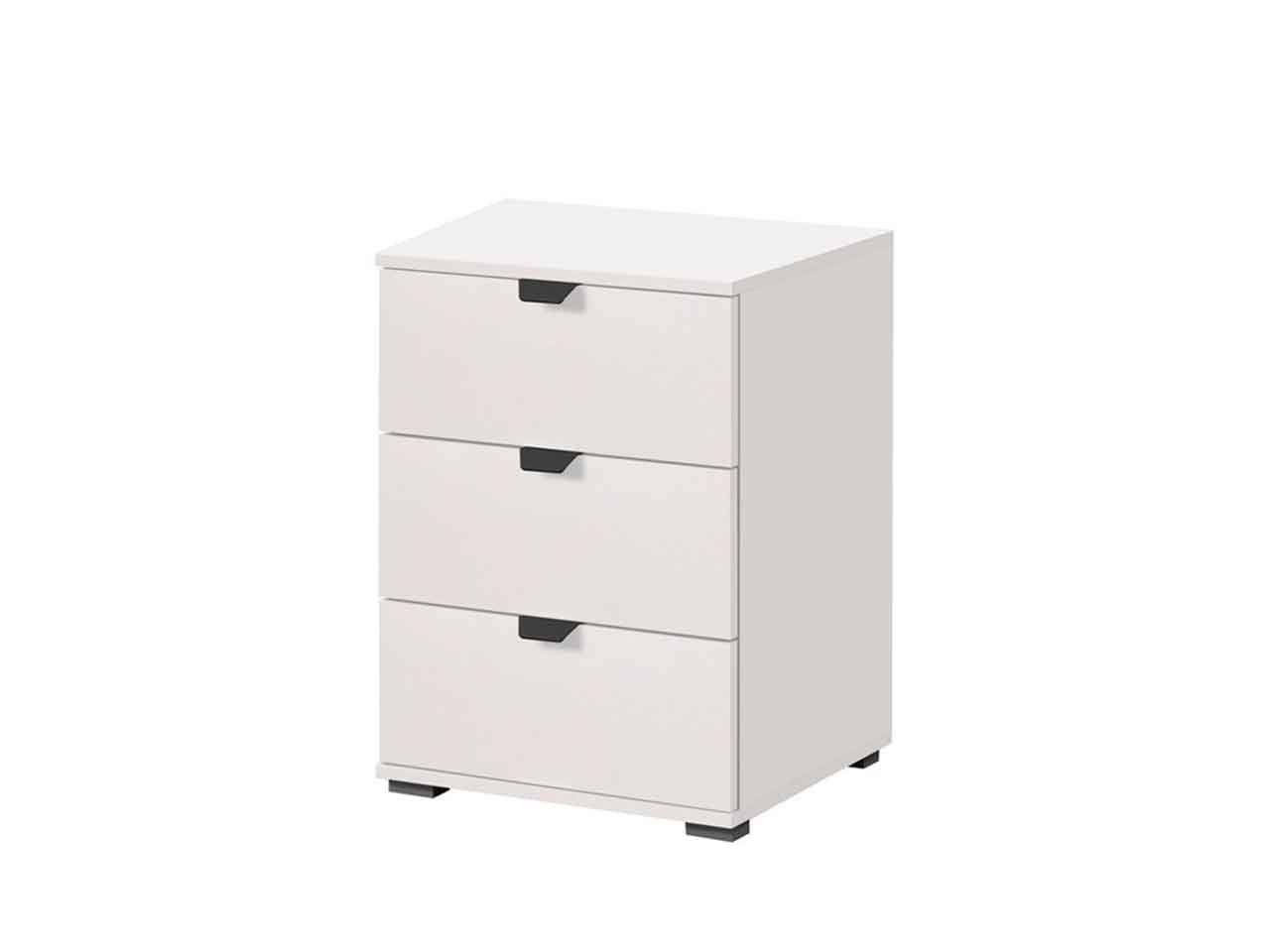 linea swiss comodino 3c bianco opaco 7720155
