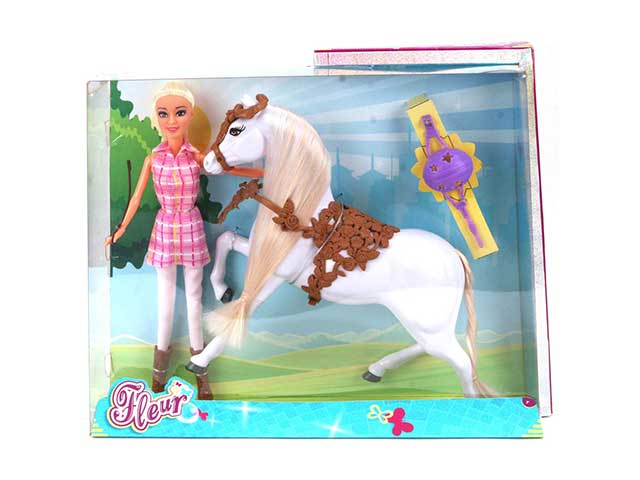 doll fleur horse set  571-6622 $