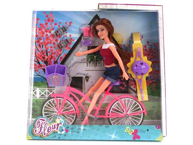 doll fleur bike set 571-6623$