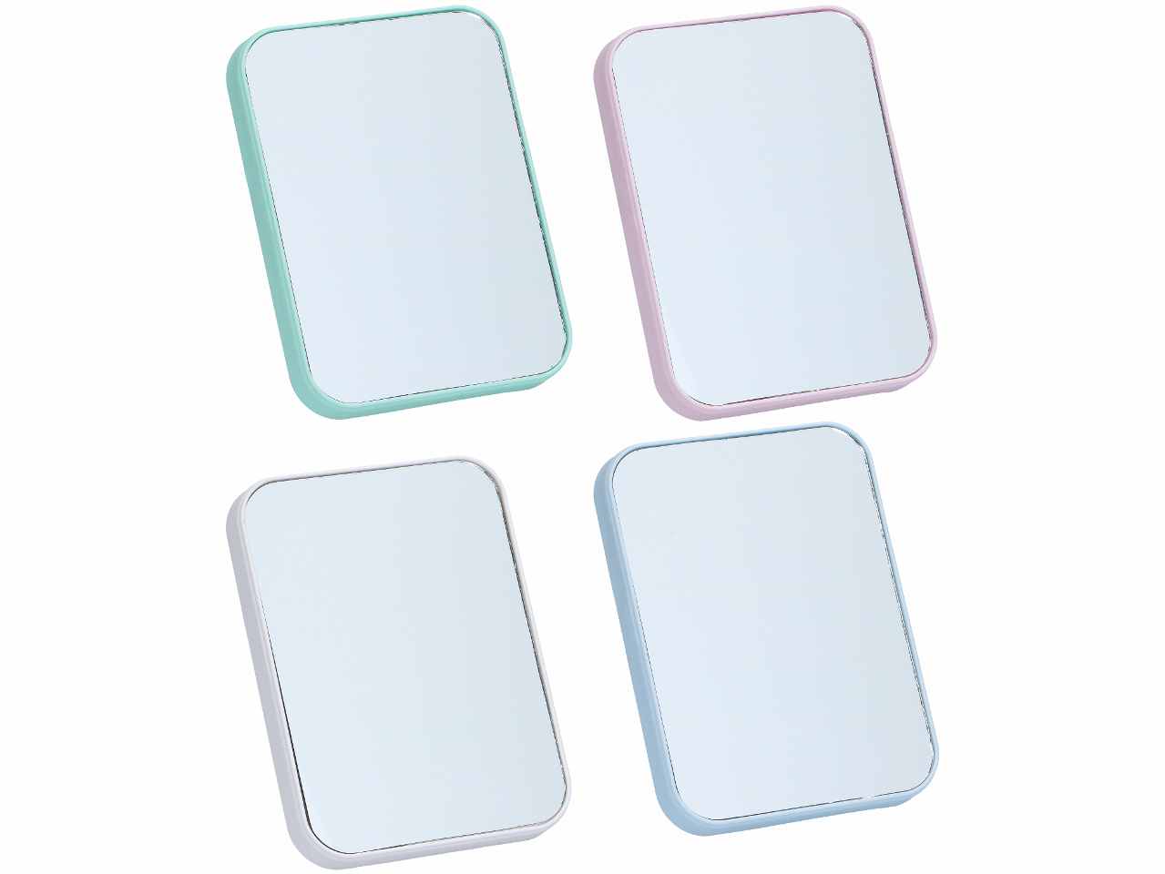 Touch of beauty specchio cosmetico 15x11x1,5cm in 4 assortimenti