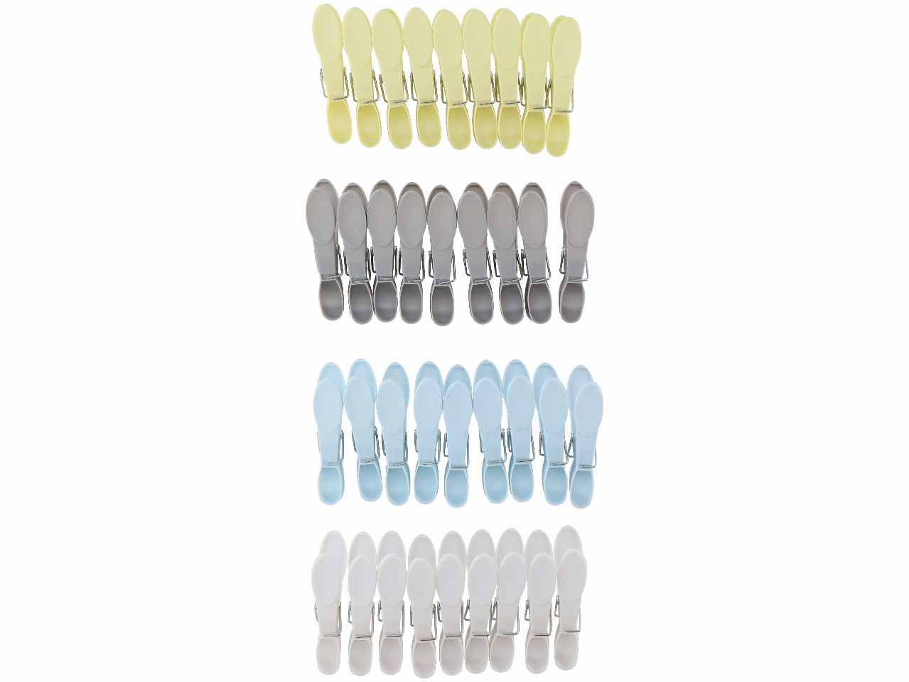 Lifetime clean mollette 36 pezzi in polipropilene 8x1,2x4cm
