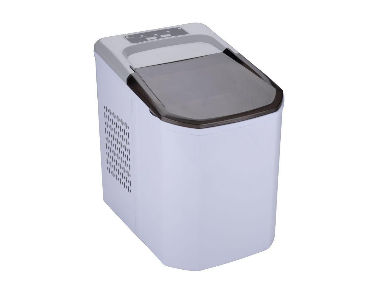 Macchina per il ghiaccio in polipropilene 220/240v 112w 12/15kg/hrs misura 31x23x32,5cm peso 7,2kg marchio alpina