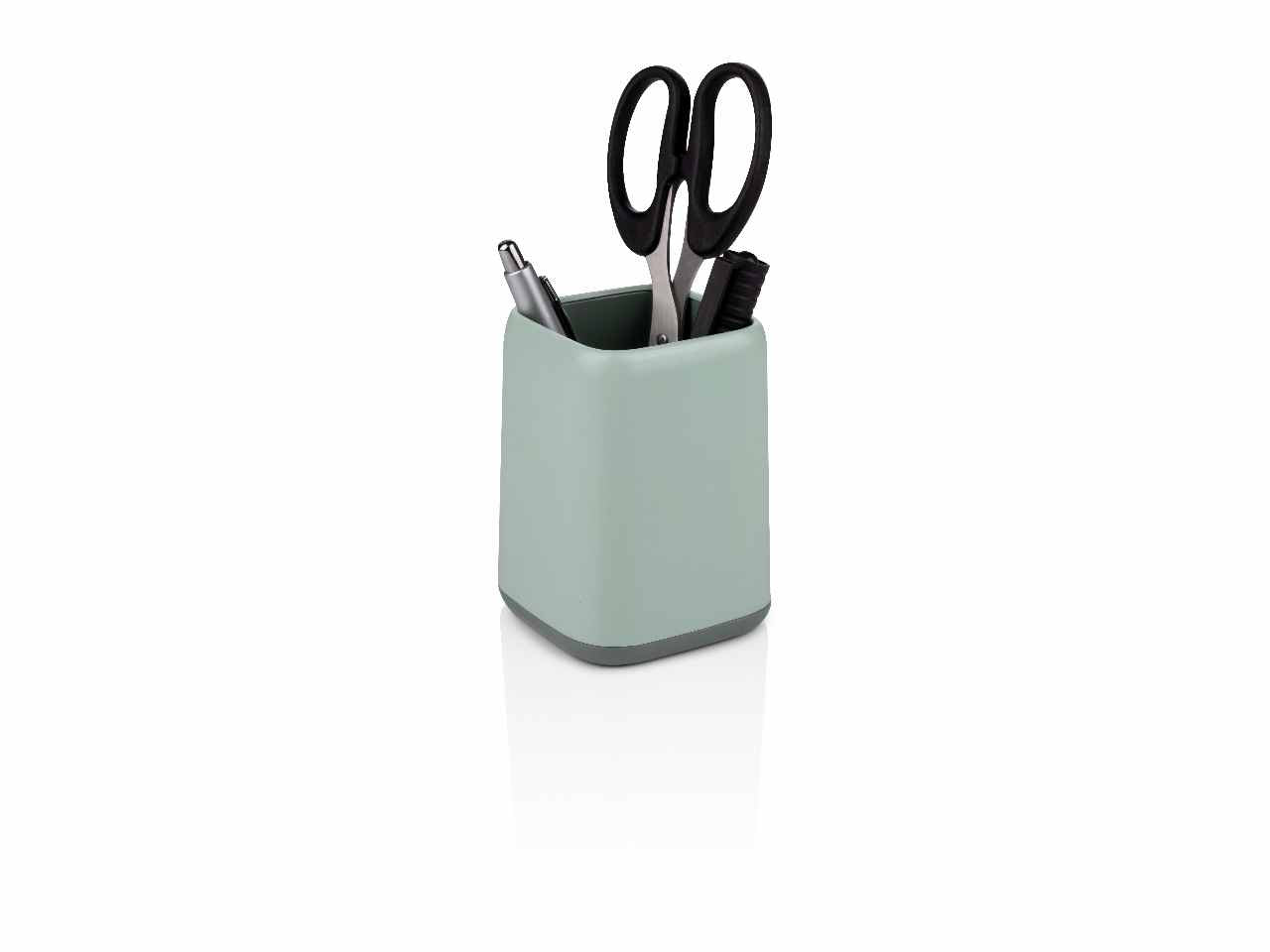 Topwrite organizer da scrivania in plastica abs 8x8x10,8 cm in 4 assortimenti