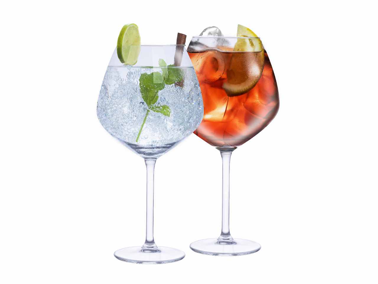 Alpina bicchieri in vetro 4 pezzi da gin tonic 730ml 11x11x22,5cm