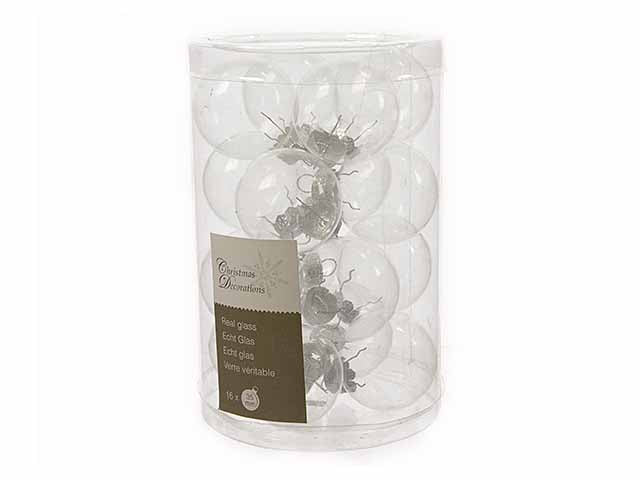 sfera 35mm 16pz trasparente 010327