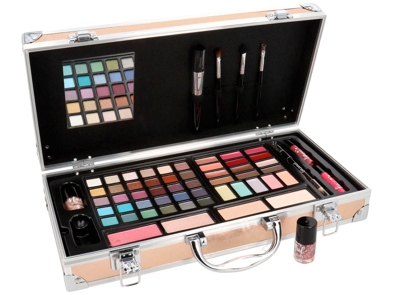 COSMETIC BEAUTY CASE CHAMPAGNE