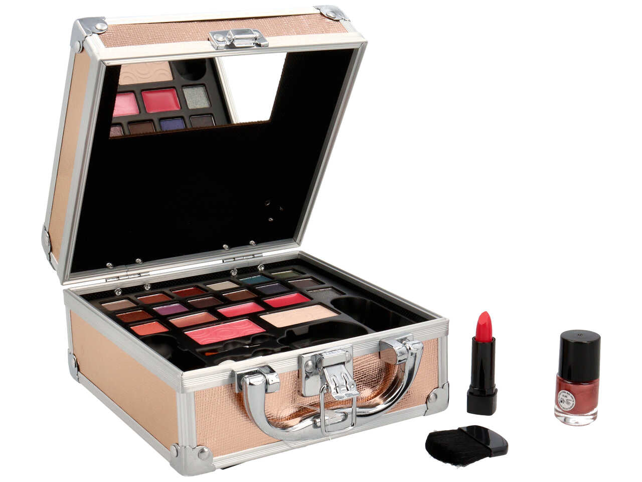 casuelle cosmetic case champagne