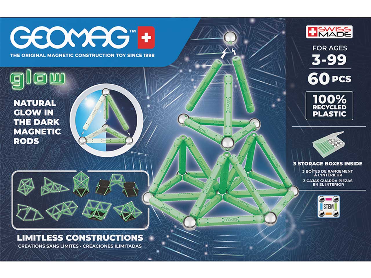 Glow recycled 60 pezzi 338