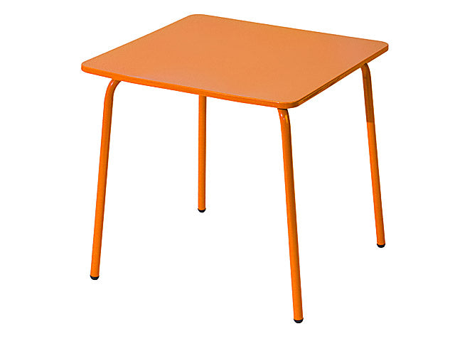 Tavolo metallo 48x48x46cm aranc.5215250