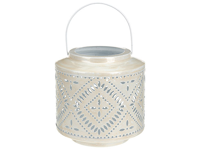 l.metal cream lanterna 21cm a04421090