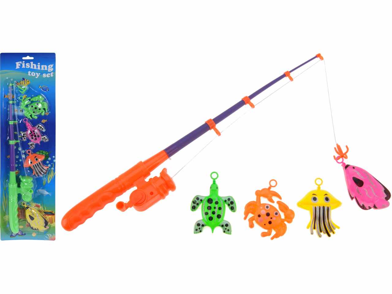 Set giochi da spiaggia pesca giocattolo - 5 pezzi