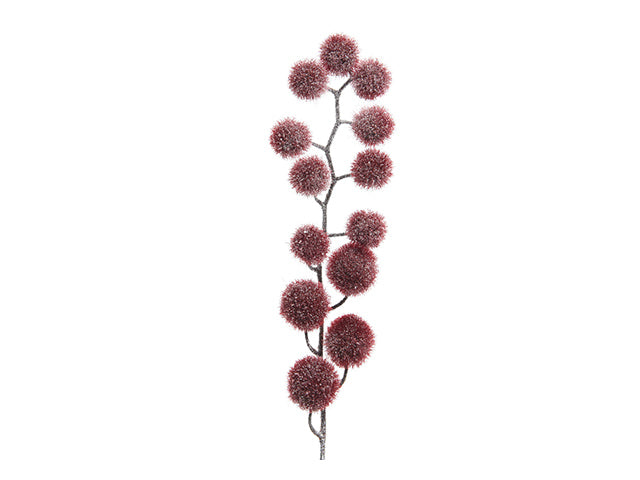pompoms 81cm bordeaux 629121