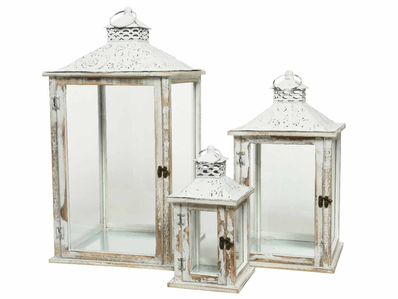 Lanterna in legno vintage 32x32x 566365