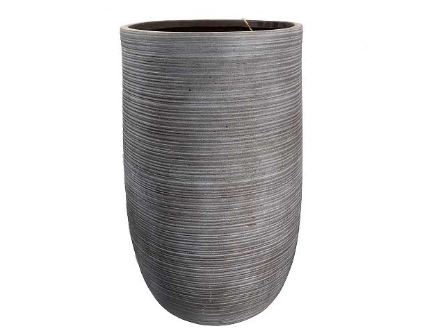 Vaso in argilla  grigio 51x80