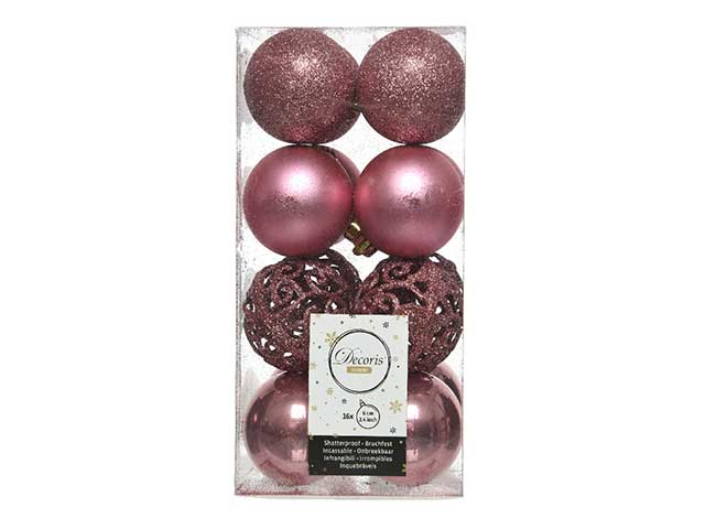 sfera 6cm 16pz rosa v. 020890