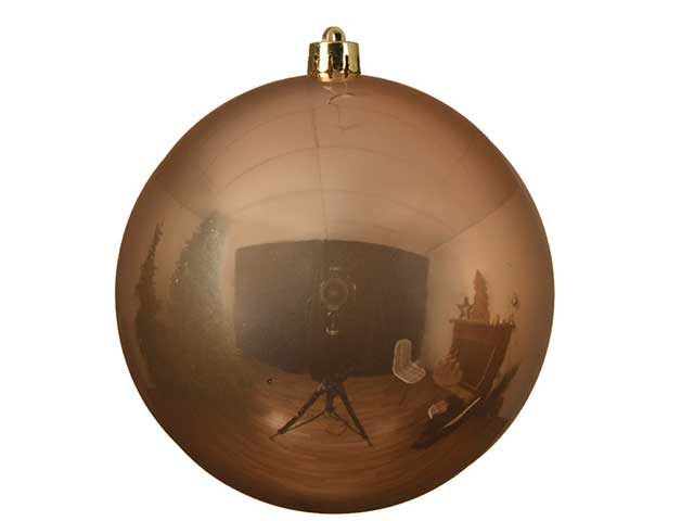 palline natalizie beige diametro 14cm