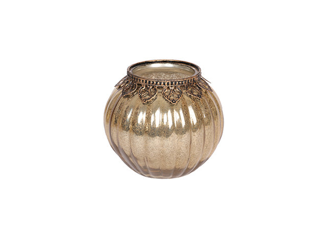porta tea-light 15cm oro 405035