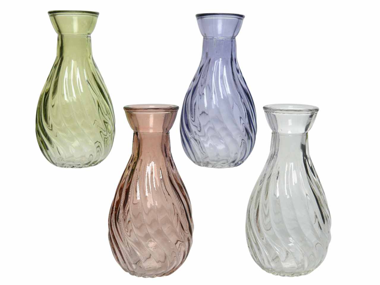 Vaso in vetro colorato h.10cm 825171