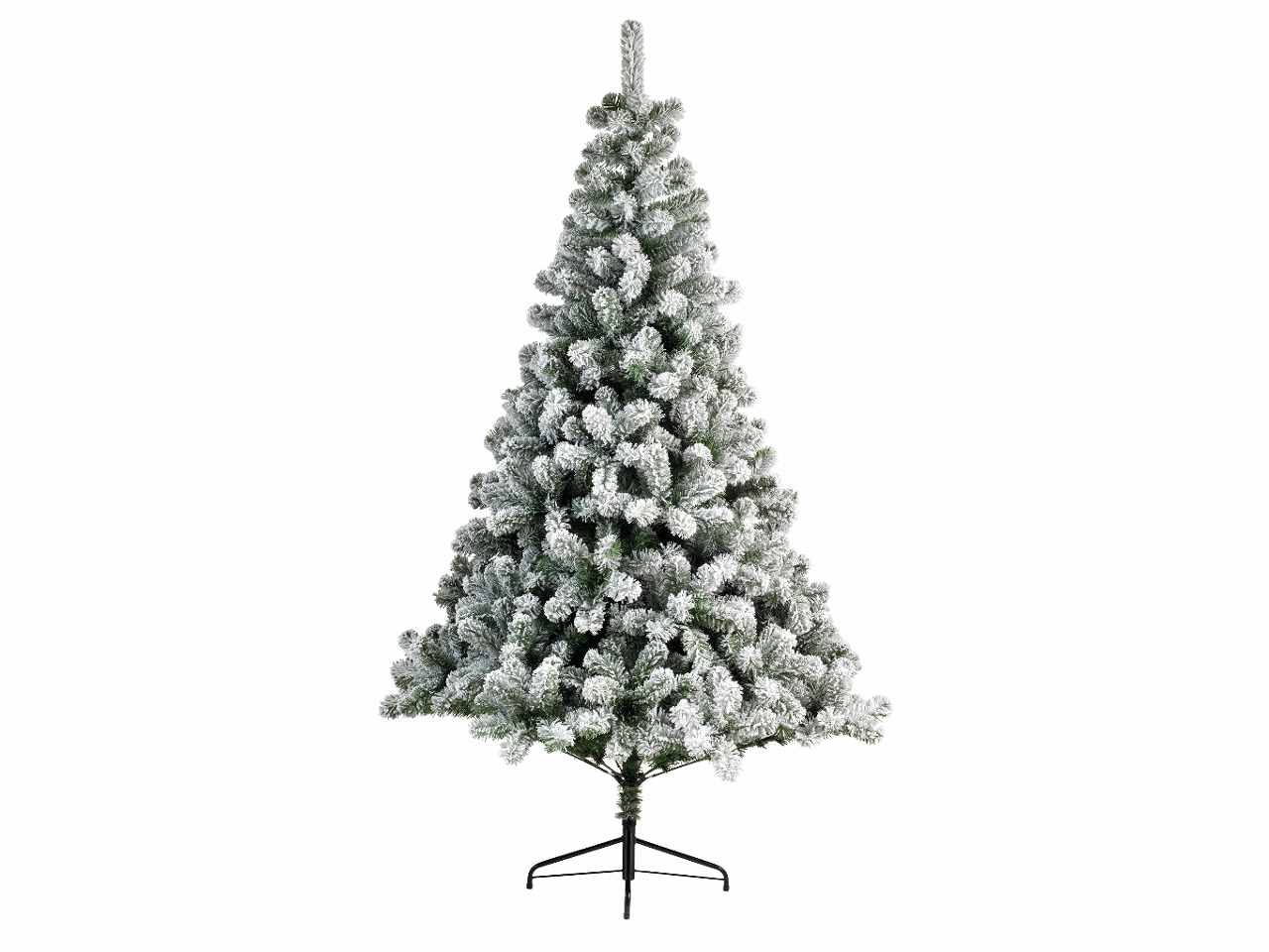 Albero di natale imperial innevato 210cm d.137cm
