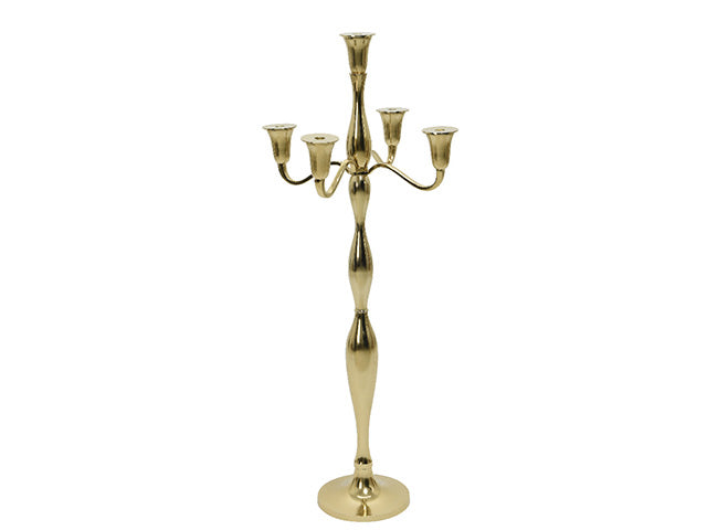 portacandela 5f 50x50x118cm oro 391039