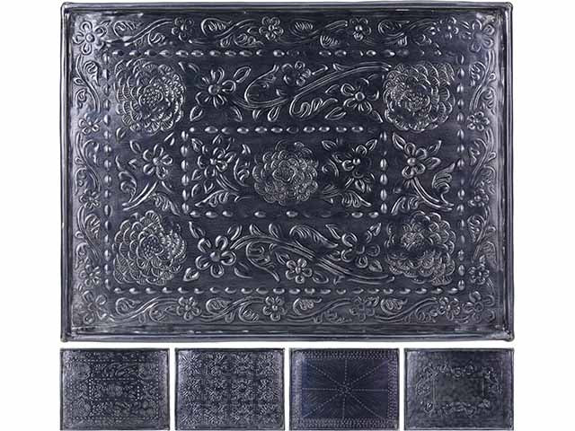 L.alluminio blu piatto 32x43 a09100640