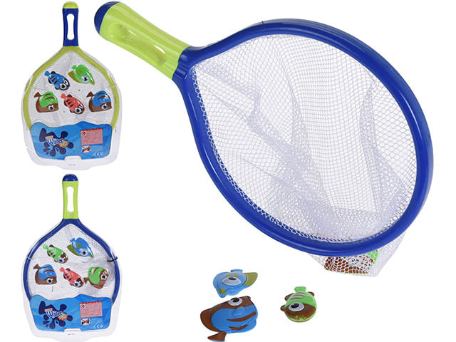 gioco retino con pesci 2 colori assortiti