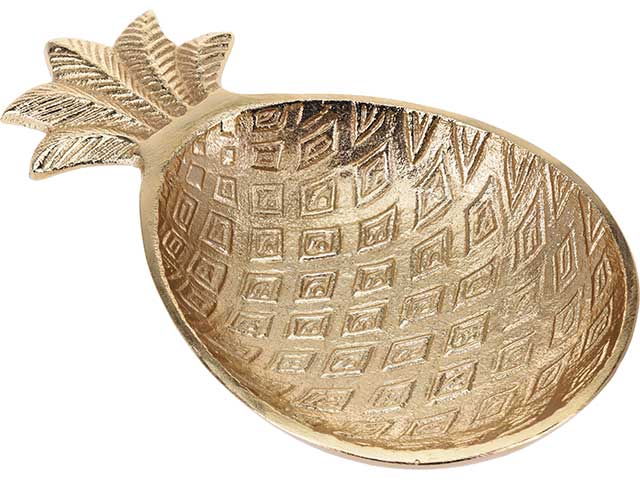 Ciotola ananas oro 20x12cm a98000270
