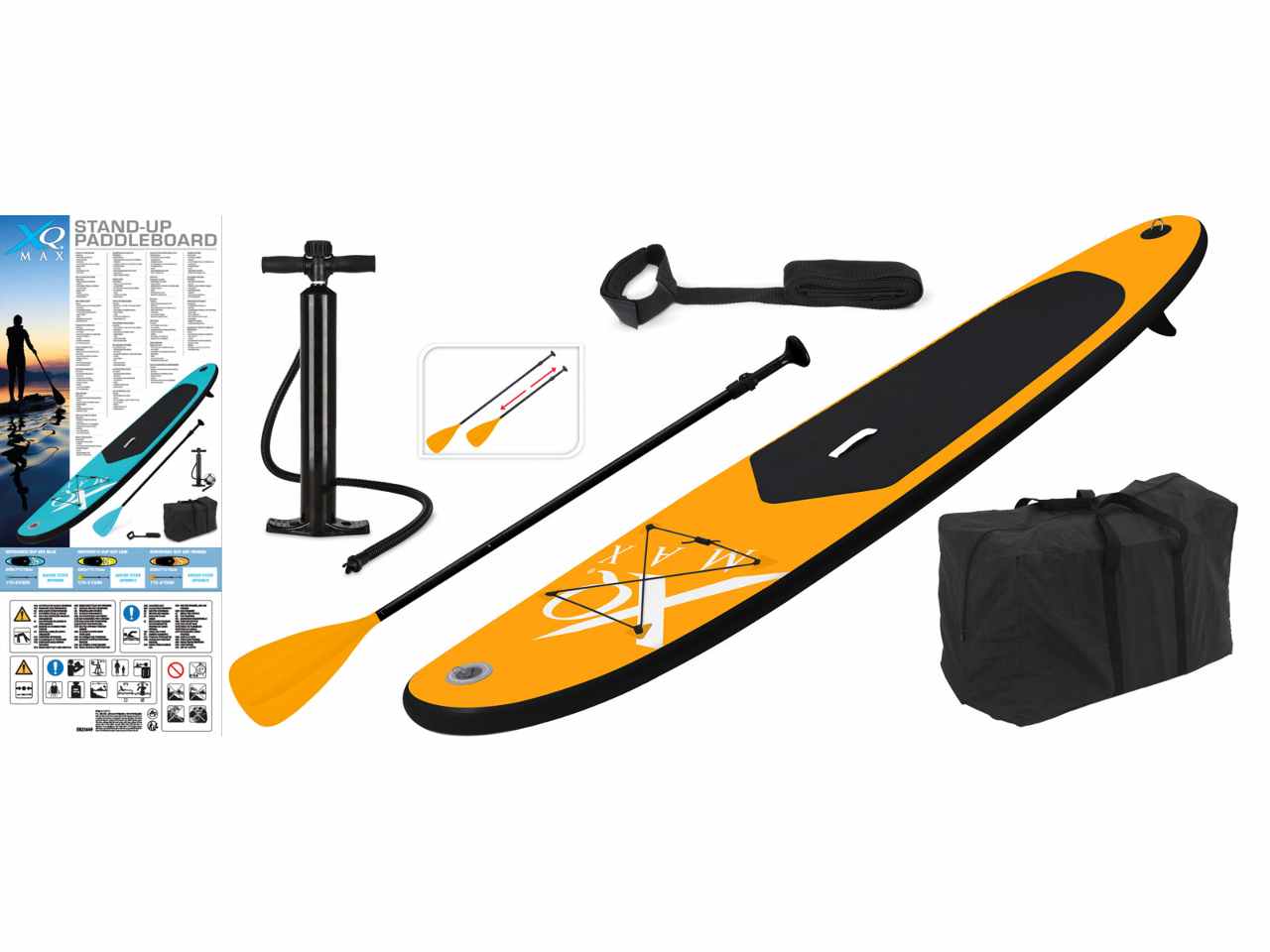 Tavola sup gonfiabile 285 xqmax arancione