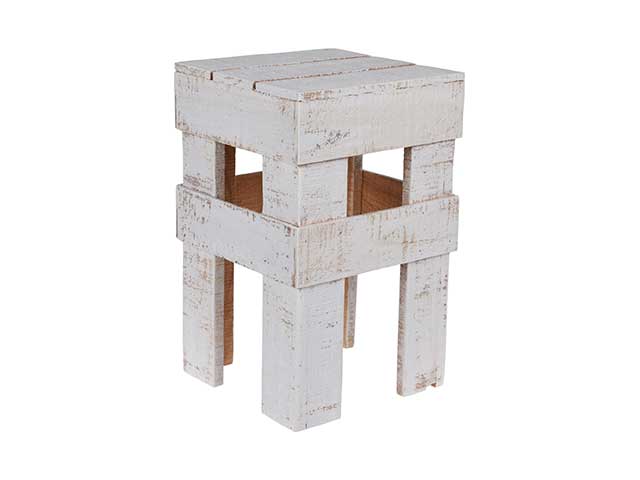 sgabello teak sbiancato 25x40cmj11151070