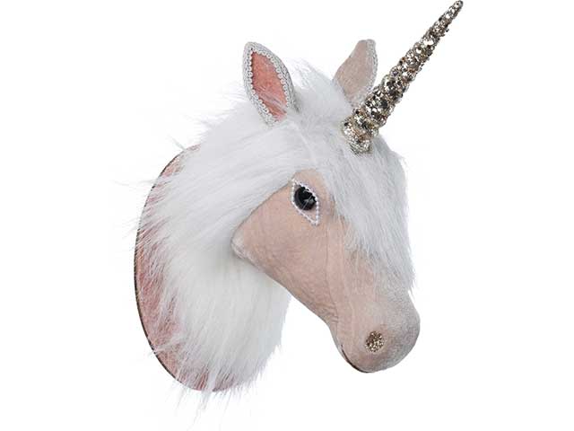 testa unicorno rosa 38x39cm yzh000670