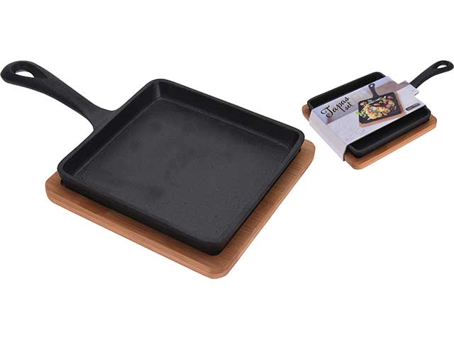 Padella tapas base bambu 12cm 210000600