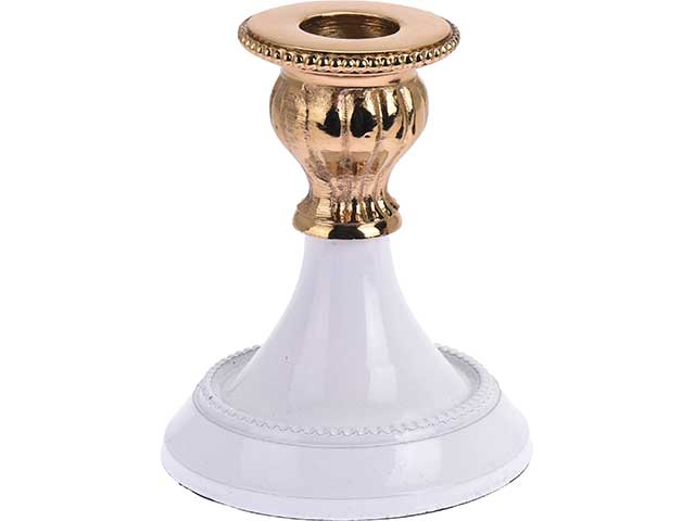 candeliere all.bianco/oro 10cm a9800616