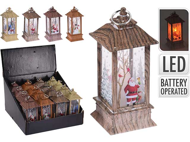 lanterna in plastica 13x5cm con led funzionamento a batteria