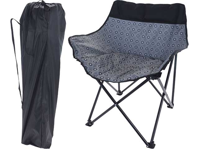 sedia pieghevole deco nero x25000110