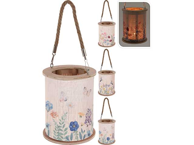 lanterna bambu 13x16cm nb1421100