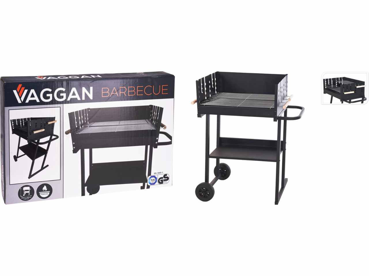 Barbeque nero 82x47x92cm x86000050