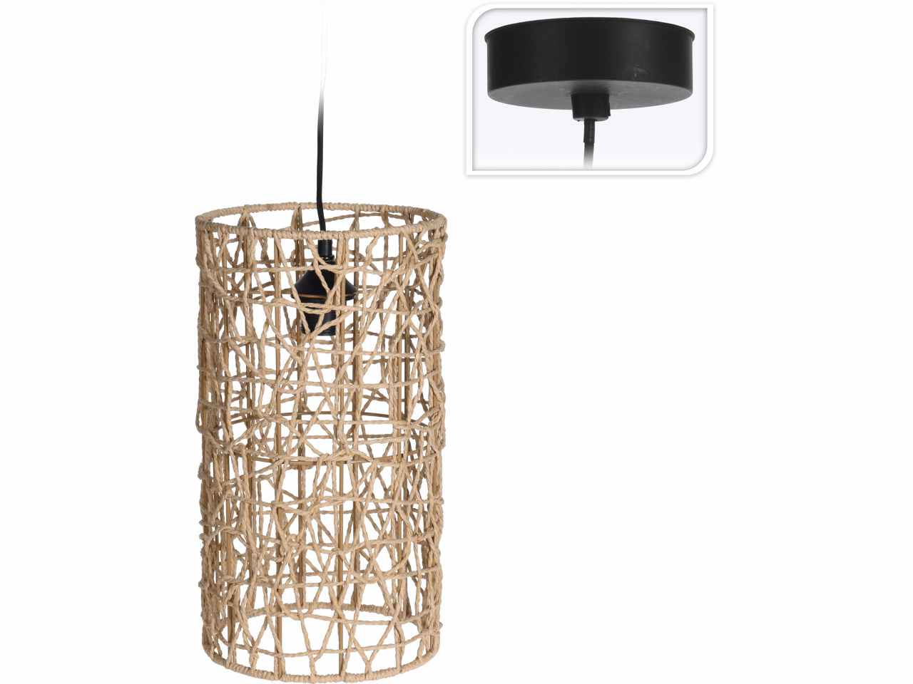 Lampadario cilindro 22x40cm hz1960540