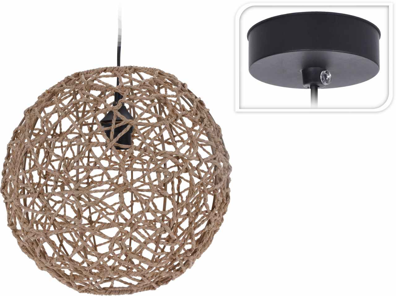 Lampadario sfera 30x30cm e27 hz1960550