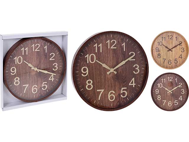 Orologio da parete plast.d.30 57918