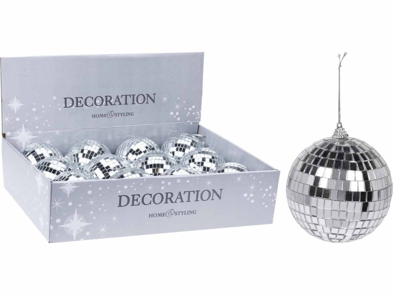 Sfera specchio d.10cm argento