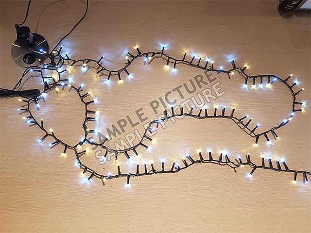 Catena filo bianco luci 400led bianco freddo /ca