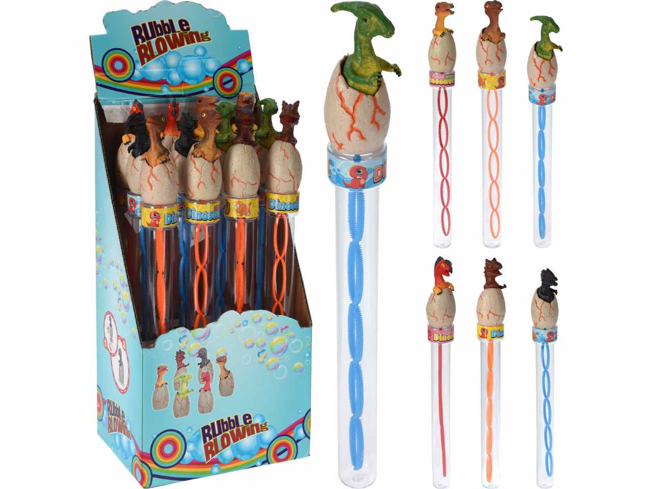 Bubble blow stick dino 6ass s34934300