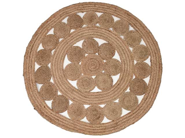 tappeto tondo juta 120cm a35833100